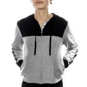 DKNY Spell It Out LS Hoodie Grå Small Dam
