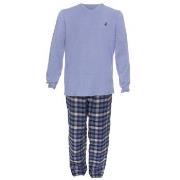Jockey USA Originals Mix Pyjama Blå bomull X-Large Herr