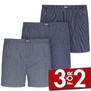 Jockey Kalsonger 3P Woven Soft Poplin Boxer Shorts Marin bomull Large ...