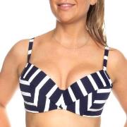 Femilet Indiana Bikini Top Moulded Vit/Marin polyamid E 70 Dam