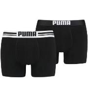 Puma Kalsonger 2P Everyday Placed Logo Boxer Svart bomull Medium Herr