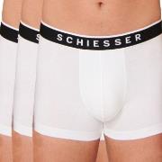Schiesser Kalsonger 3P 95-5 Organic Cotton Rio Boxer Vit Medium Herr