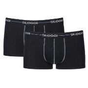 Sloggi Kalsonger 2P For Men Start Hip Svart bomull Medium Herr