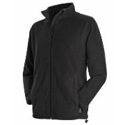 Stedman Active Fleece Jacket For Men Svart polyester X-Large Herr