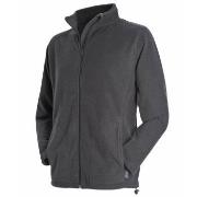 Stedman Active Fleece Jacket For Men Grå polyester Medium Herr