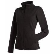 Stedman Active Fleece Jacket For Women Svart polyester X-Large Dam