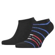 Tommy Hilfiger Strumpor 2P Men Breton Stripe Sneaker Socks Svart Strl ...