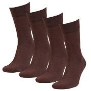 Amanda Christensen Strumpor 4P Bamboo Crew Socks Brun Strl 43/46