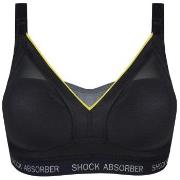 Shock Absorber BH Active Shaped Support Bra Svart/Gul C 70 Dam