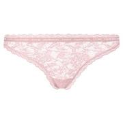 Calvin Klein Trosor CK One Lace Thong Ljusrosa nylon Medium Dam