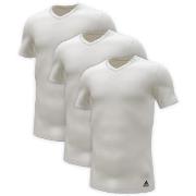 adidas 3P Active Flex Cotton V-Neck T-Shirt Vit bomull X-Large Herr