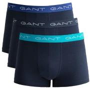 Gant Kalsonger 3P Cotton Jersey Trunks Marin/Blå bomull X-Large Herr