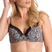 Trofe Laila Fashion Underwire Bra BH Svart mönstrad E 85 Dam