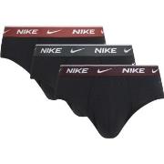 Nike Kalsonger 3P Everyday Essentials Cotton Stretch Hip Brief Svart/R...