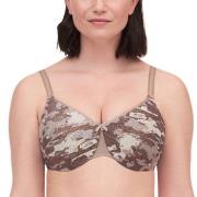 Chantelle BH C Magnifique Underwired Bra Brun mönstrad D 75 Dam