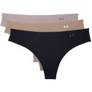 Under Armour Trosor 3P Pure Stretch Thong Svart m Beige X-Small Dam