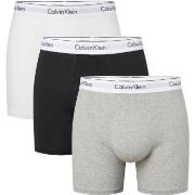 Calvin Klein Kalsonger 3P Modern Cotton Stretch Boxer Brief Grå/Svart ...