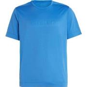 Calvin Klein Sport Logo Gym T-Shirt Blå polyester Large Herr