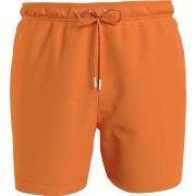 Calvin Klein Badbyxor Medium Drawstring Swim Shorts Orange polyester L...