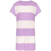 Triumph Nightdress NDK 02 X Vit/Lila bomull 36 Dam