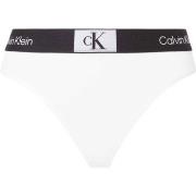 Calvin Klein Trosor CK96 Cotton Thong Vit bomull Small Dam