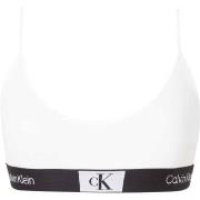 Calvin Klein BH CK96 Unlined Bralette Vit bomull X-Large Dam