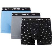 Nike Kalsonger 3P Everyday Essentials Cotton Stretch Trunk Grå/Blå bom...