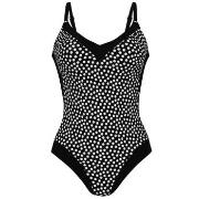 Rosa Faia Summer Dot Swimsuit Svart/Vit E 46 Dam