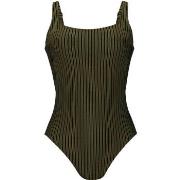 Rosa Faia Holiday Stripes Swimsuit Oliv polyamid F 44 Dam