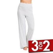 Damella Bamboo Lounge Pants Gråmelerad Bambu Large Dam