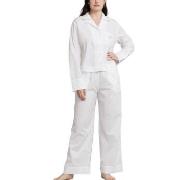 Polo Ralph Lauren Long Sleeve Pyjamas Set Vit bomull Large Dam