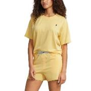 Polo Ralph Lauren Short Sleeve Shirt And Short Set Gul Medium Dam