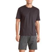 Calida Relax Streamline 2 Short Pyjamas Brun mönstrad bomull Medium He...