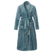 Trofe Braid Fleece Robe Turkos polyester X-Large Dam