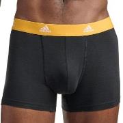 adidas Kalsonger 3P Active Flex Cotton Trunk Svart/Orange bomull XX-La...