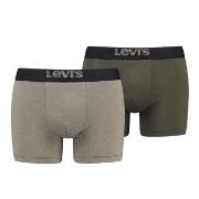 Levis Kalsonger 2P Men Optical Illussion Boxer Brief Khaki bomull Medi...