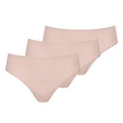 Mey Trosor 3P Organic Cotton American Briefs Beige bomull 44 Dam