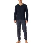 Schiesser Casual Essentials Long Sleeve Pyjamas After Dark bomull 54 H...