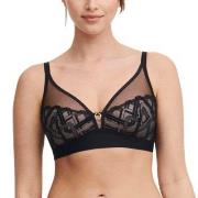 Chantelle BH Corsetry Embroidery Wirefree Support Bra Svart D 80 Dam