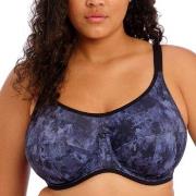 Elomi BH Energise Underwire Sport Support Bra Lila Mönster F 80 Dam