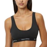 Marc O Polo Scoop Neck Bralette BH Svart bomull X-Small Dam