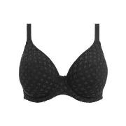 Elomi Bazaruto Underwire Plunge Bikini Top Svart polyamid L 80 Dam