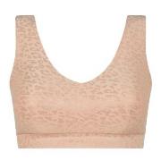 Chantelle BH Soft Stretch Padded V Neck Bra Beige M/L Dam