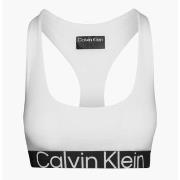 Calvin Klein BH Sport Medium Impact Sports Bra Svart/Vit Large Dam