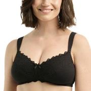 Sans Complexe BH Ava Post Surgical Non Wire Bra Svart bomull D 80 Dam