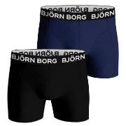 Bjorn Borg Bamboo Cotton Blend Boxer Kalsonger 2P Svart/Blå XX-Large H...