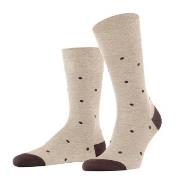 Falke Strumpor Dot Socks Beige bomull Strl 47/50 Herr