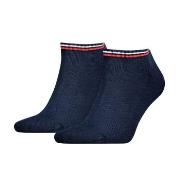 Tommy Men Uni TJ Iconic Sneaker Sock Strumpor 2P Marin bomull Strl 39/...