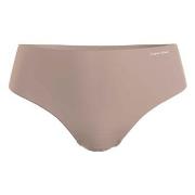 Calvin Klein Trosor Invisibles High Rise Thong Beige X-Large Dam