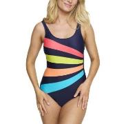 Damella Alice Chlorine Resistant Swimsuit Flerfärgad-2 44 Dam